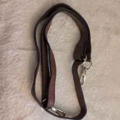 ブラウンレザー　ショルダーストラップ