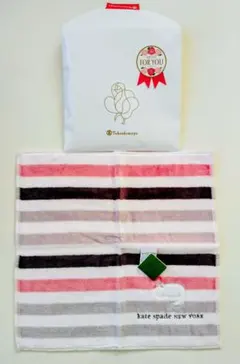 【未使用】タオルハンカチkate spade NEW YORK