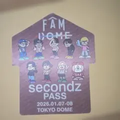 timelesz FAM DOME 会場限定シール