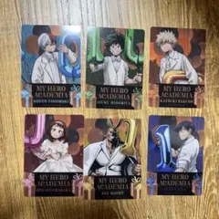 僕のヒーローアカデミア　購入特典クリアカード　緑谷出久&爆豪勝己&オールマイト他