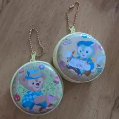 香港ディズニーランド　ダッフィー ジェラトーニ コインケース 2個セット