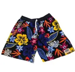 新品　ショートパンツ　新品　男女兼用　ハイビスカス　夏 部屋着