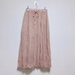 ナイスクラップ　スカート　小花柄　プリーツ　ロング　ランダム　総ゴムのサムネイル