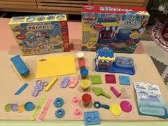 【全品揃い】【美品】プレイドー　きほんのセット　ダブルデザート　2点セット　粘土