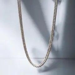 喜平ネックレス 60cm 幅5mm チタン 金属アレルギー対応 シルバー 喜平