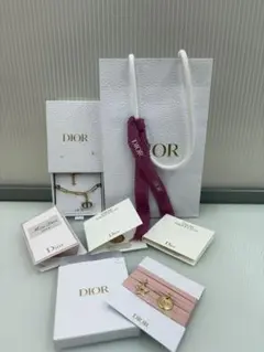 【Dior まとめ】ショップ袋 空箱 チャーム サンプル リボン付き