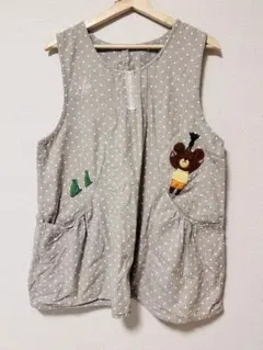 保育士　エプロン　くまのがっこう　ジャッキー