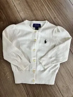 ラルフローレン⭐︎カーディガン　白　90cm