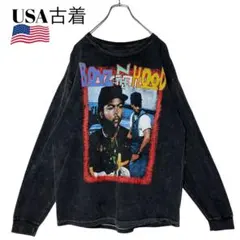 USA古着 映画tシャツ 黒 L ロンT ボーイズンザフット フェードブラックのサムネイル