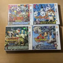 妖怪ウォッチ3DSソフト 4枚