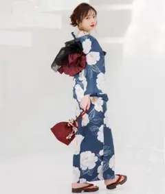 2026年最新】DITA 浴衣 涼風の藍紺牡丹の人気アイテム - メルカリ