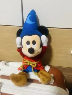 【タグ付き】ディズニー100周年　ファンタジアミッキーぬいぐるみ