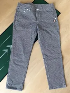 パーリーゲイツ サイズ1千鳥格子柄 レディース ＋PLUS COOL 接触冷感