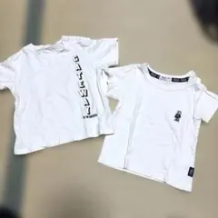 【2枚セット】白Tシャツ 90 POLO baby b.ROOM