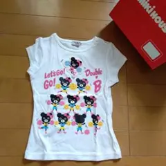 超美品【ミキハウス】ダブルビー子ちゃんTシャツ110