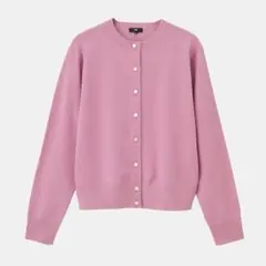 2024年モデル エクストラファインメリノウールブレンドメタルボタンカーディガン