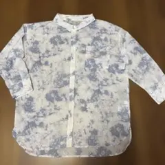 【美品】WEGO シースルー　透け素材　白七部丈シャツ　レディースフリー