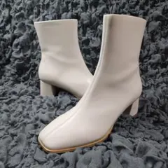 極美品 グリーンレーベル 晴雨兼用 7days スクエア ストレッチ ブーツ