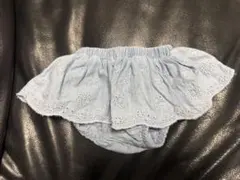 ZARA デニム　フリル　パンツ　ブルマ　スカート　74cm