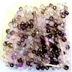 8520 チェコビーズ ファイアポリッシュ アソート 3mm 200個