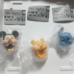 ミッキー スティッチ プーさん 3体セット　最終値下