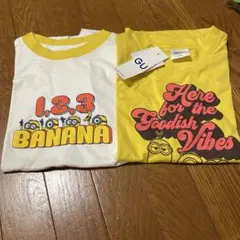 GU ミニオン Tシャツ 2点セット 150