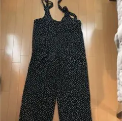 花柄 サロペット オールインワン アナザーエディション ドット