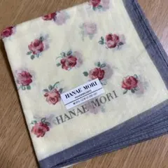 HANAEMORI 花柄ハンカチ イエローのサムネイル