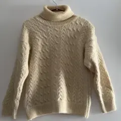 廃盤　アイルランド製 CIRCA GRONAS タートルネック セーター M