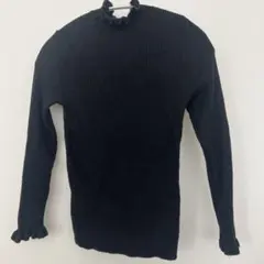 フリルハイネックリブニットトップス[k8549v]