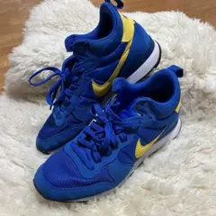 【NIKE】INTERNATIONALIST MID ブルーイエロー27.5cm