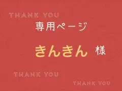 きんきん様専用ページです。