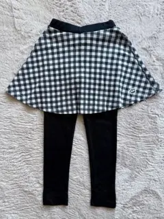 【BABYDOLL】10分丈スカッツ ラベンダー チェック柄 120センチ