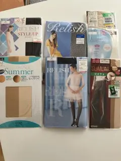 【新品未使用】ストッキング 、膝下ストッキングM-L 7個セット