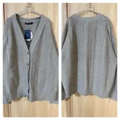 新品カーディガンL☆無印良品好きジーユー好きユニクロ好きしまむら好きLBC好きに