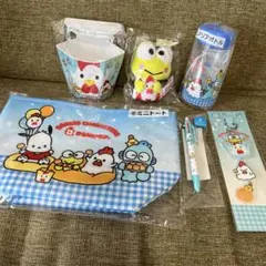 新品★サンリオくじ　からあげクン コラボ　第3弾　けろけろけろっぴ　6点セット