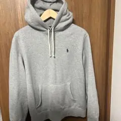 POLO RALPH LAUREN プルオーバーフーディ Lヘザーグレー裏起毛