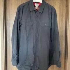 エルエルビーン　コットンシャツ　カバーオール　厚手