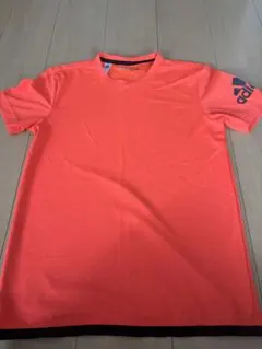 adidas Tシャツ オレンジ×ブラック