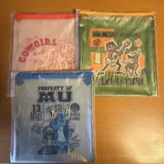 ピクサー　Happyくじ　K賞　ポーチ　3点セット