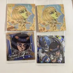 ジョジョの奇妙な冒険シールウエハースJO5-31★ブローノ・ブチャラティ★他3種