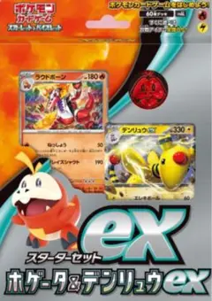 ホゲータ & デンリュウ exカードセット