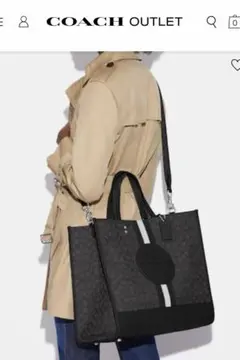新春セール❣️COACH トートバッグ　デンプシー トート 40 ブラック