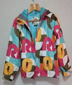 ROXY ロキシー スノボウェア ジャケット レディース Mサイズ 幾何学柄