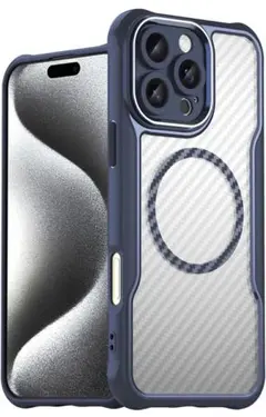 iPhone 16 Pro Maxケース MagSafeに対応半透明カバー 薄型