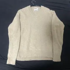SUNSEA 16SS Linen Vネックニット ベージュ 2 - メルカリ