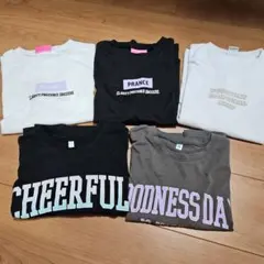 まとめ売り　女の子 Tシャツ 130×1、140×4