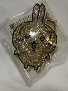 ちいかわ　ラインストーン　キーホルダー　うさぎ