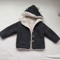 babyGAP ベビーアウター くま耳 ニット ボアのサムネイル