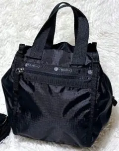 レスポートサック　ブラック ナイロン ショルダーバッグ